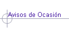 Avisos de Ocasin